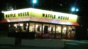 Saw this waffle house when we stopped to get gas in Gainesville 