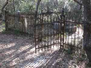 Fenced Grave site 